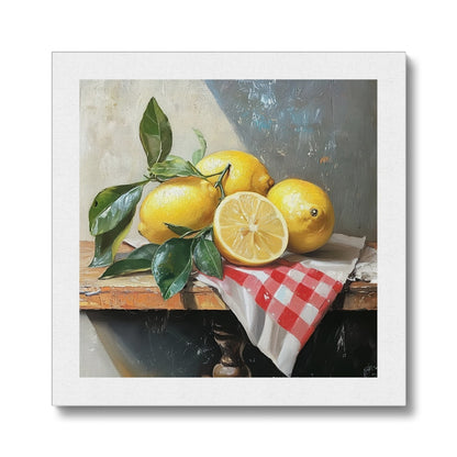 Splendore di Limoni Mediterranei (Mediterrane Zitronenpracht)  Ökologische Leinwand
