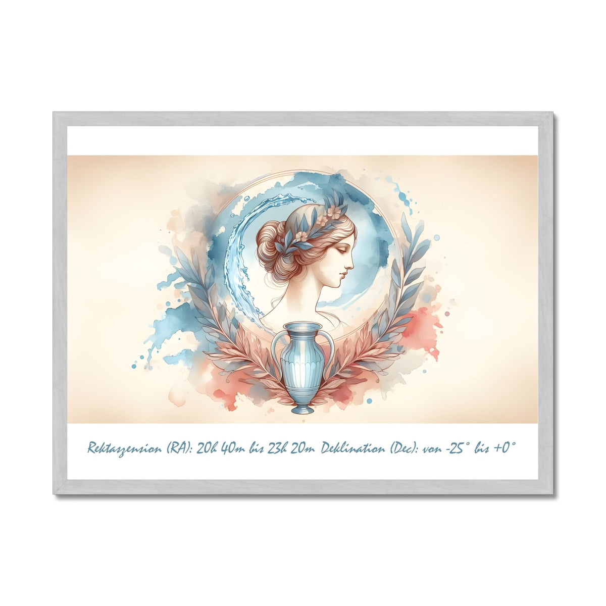 Water Woman - Winds of Change Antique Framed Print