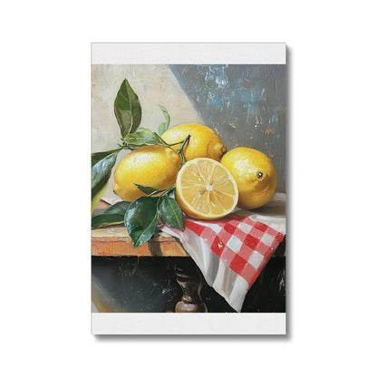 Splendore di Limoni Mediterranei (Mediterrane Zitronenpracht)  Ökologische Leinwand