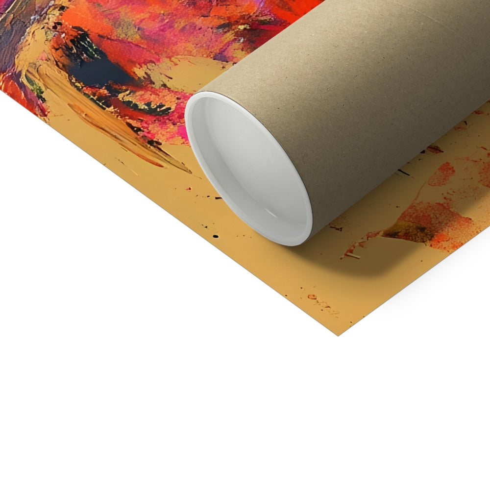 Eyes of Fire in Acrylic Fine Art Print