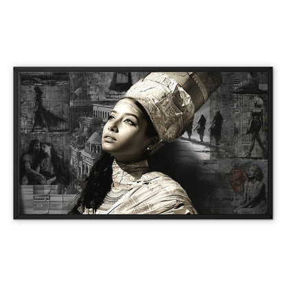 Les femmes que vous n'avez jamais vues, mais toujours vues Framed Canvas