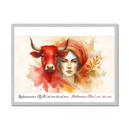 Taurus - Strength of the Earth Antique Framed Print