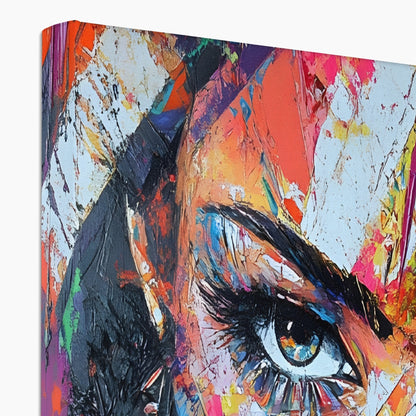Eyes of Fire in Acrylic Canvas