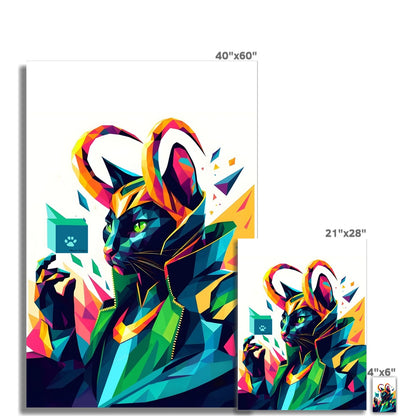 Póster de arte mural de Loki Fanart