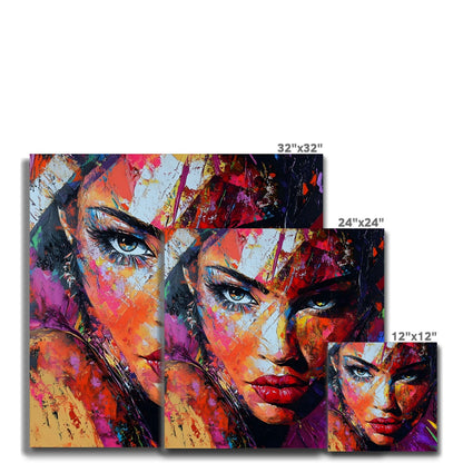 Eyes of Fire in Acrylic Canvas