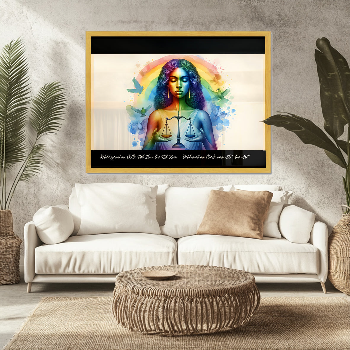 Libra - Balance of Light Wall Art Poster